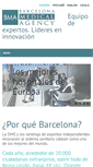 Mobile Screenshot of barcelonamedicalagency.com