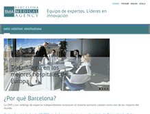Tablet Screenshot of barcelonamedicalagency.com